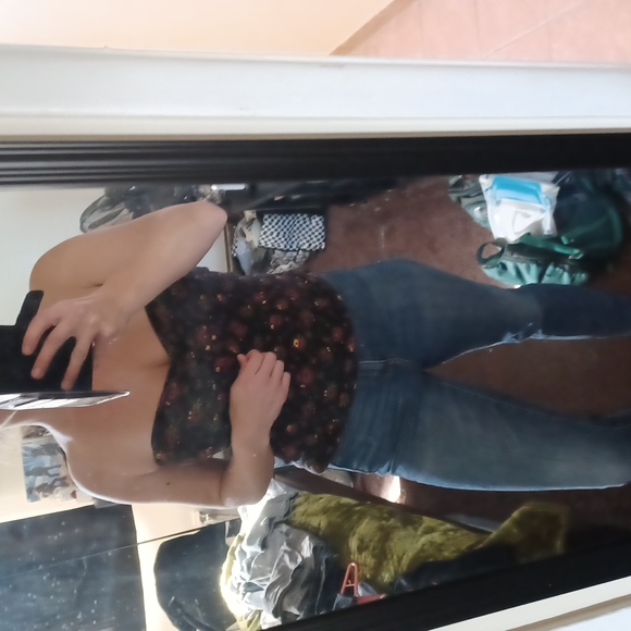 Flowered tube top - Picture 1 of 3